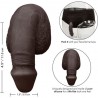 PACKING PENIS  PENE DE SILICONA 12.75CM NEGRO