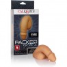 PACKING PENIS  PENE DE SILICONA 12.75CM CARAMELO