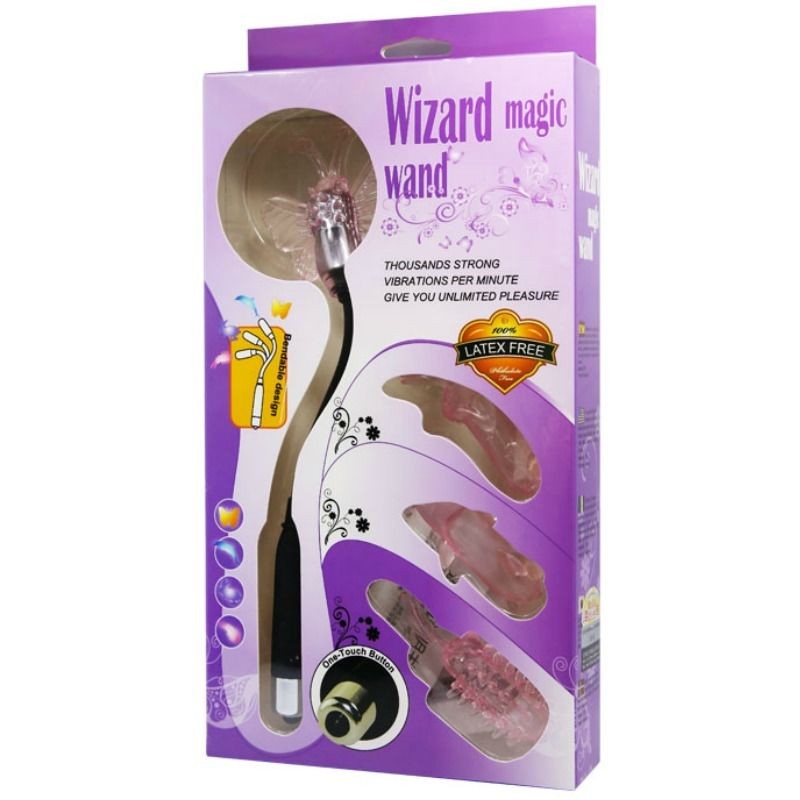 WIZARD MAGIC WAND ESTIMULADOR CON VIBRACION