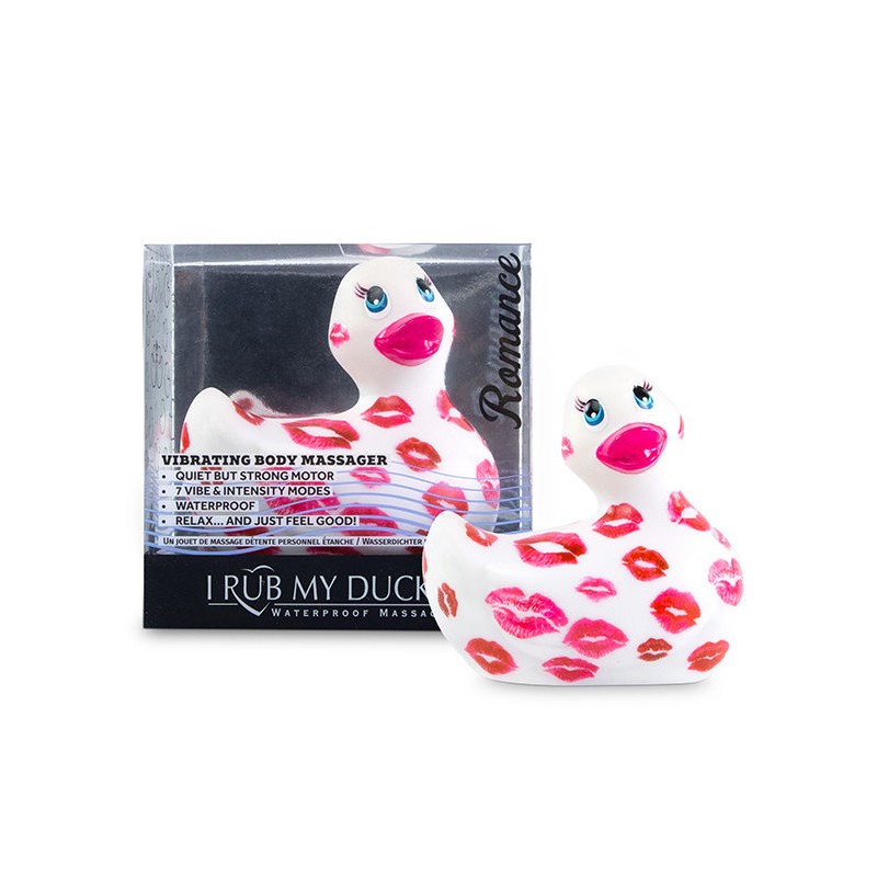 I RUB MY DUCKIE 2.0 | PATO VIBRADOR ROMANCE (WHITE & PINK)