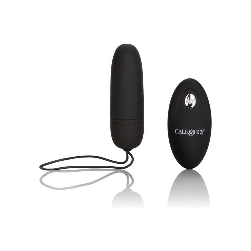 CALEX HUEVO VIBRADOR DE SILICONA CON MANDO NEGRO