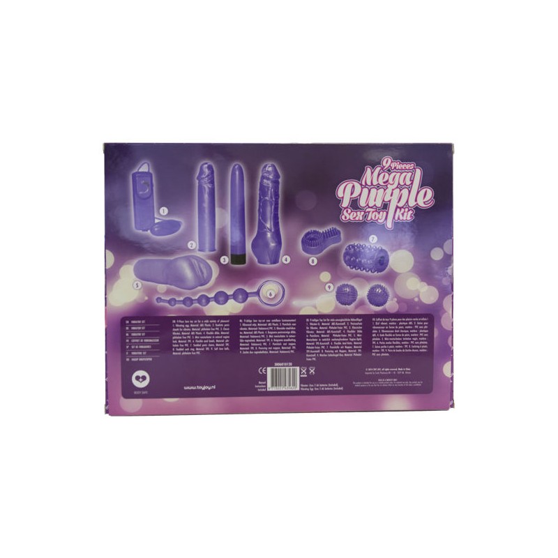 JUST FOR YOU MEGA PURPLE SEX TOY KIT