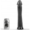 ALL BLACK - DILDO REALISTICO 18 CM