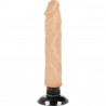 BASECOCK REALISTIC VIBRADOR 2-1 NEGRO 18.5CM