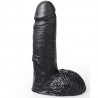 ALL BLACK - DILDO 22 CM