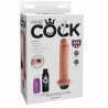 DILDO SQUIRTING 17.8 CM KING COCK NATURAL