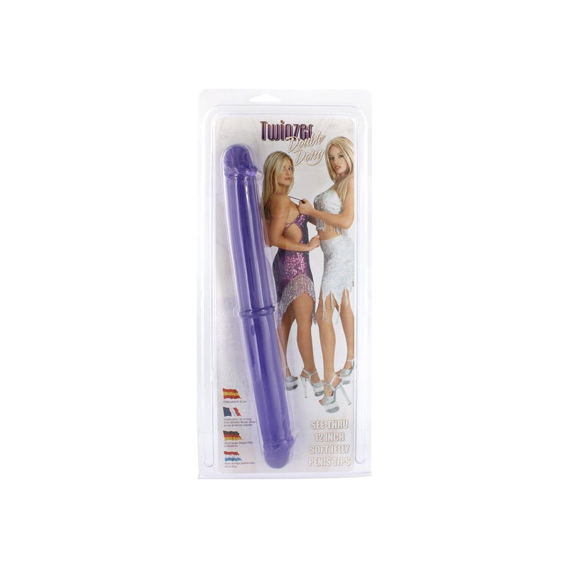 SEVENCREATIONS DOBLE PENE DE 30 CM MORADO