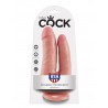 KING COCK DILDO DOBLE PENETRACIÓN 13.9 CM NATURAL