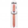 KING COCK THICK DILDO DOBLE PENETRACIÓN 40.6CM