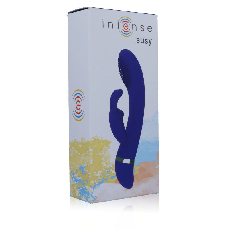 INTENSE SUSY VIBRADOR OSCILANTE SILICON RABBIT LILA