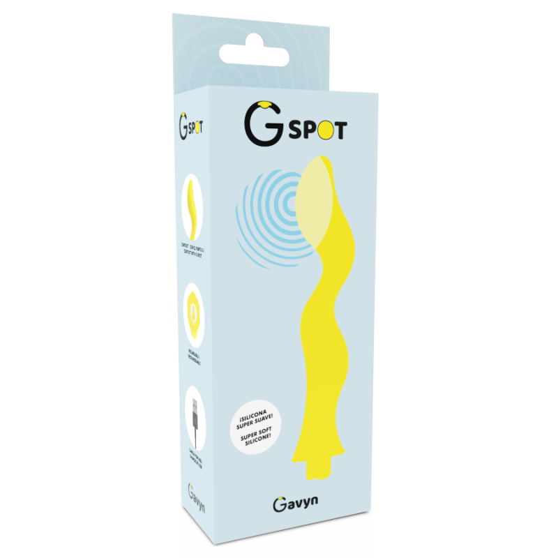 G-SPOT GAVYN VIBRADOR PUNTO G AMARILLO