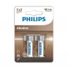 PHILIPS ALKALINE PILA C LR14 BLISTER*2