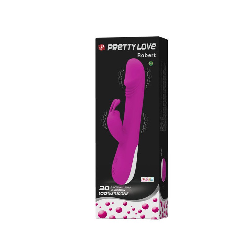 PRETTY LOVE FLIRTATION - VIBRADOR CON ESTIMULADOR CLITORIS ROBERT