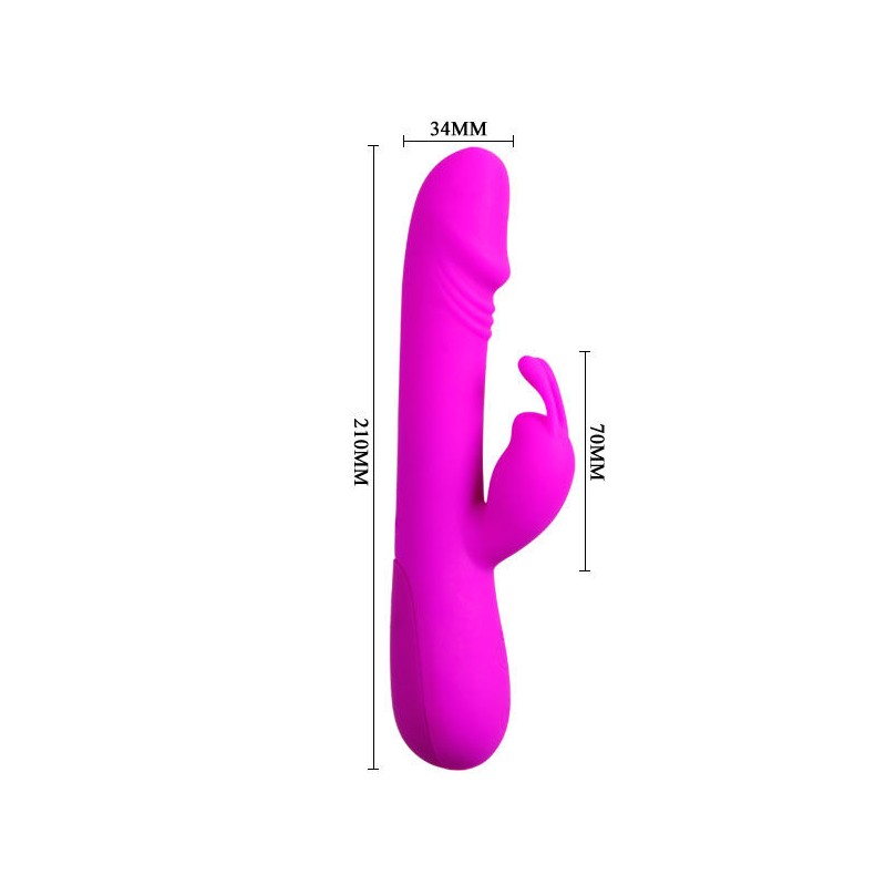 PRETTY LOVE FLIRTATION - VIBRADOR CON RABBIT CLEMENT