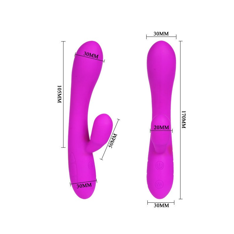 SMART PRETTY LOVE - VIBRADOR CON ESTIMULADOR CLITORIS VICTOR