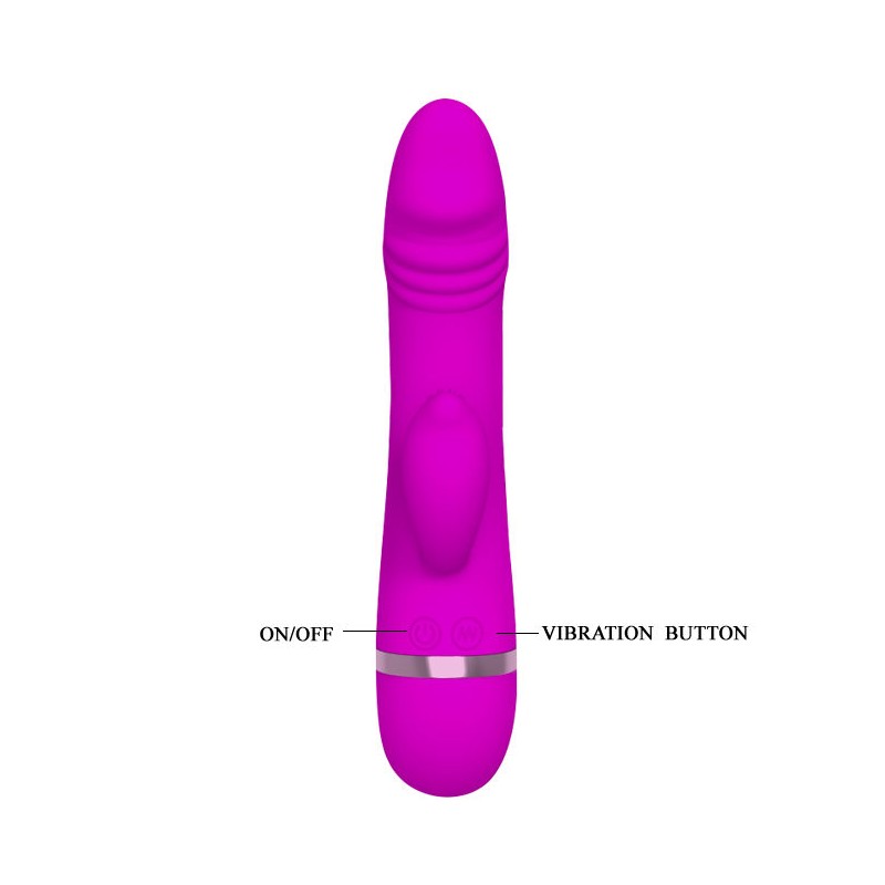 PRETTY LOVE FLIRTATION - VIBRADOR CON RABBIT DAVID