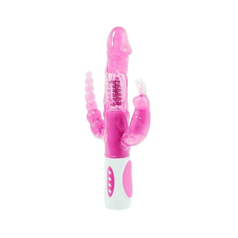 BAILE PRETTY BUNNY TRIPLE VIBRADOR ROTADOR