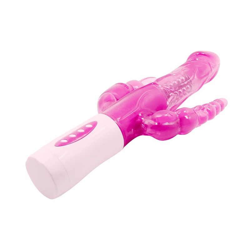 BAILE PRETTY BUNNY TRIPLE VIBRADOR ROTADOR