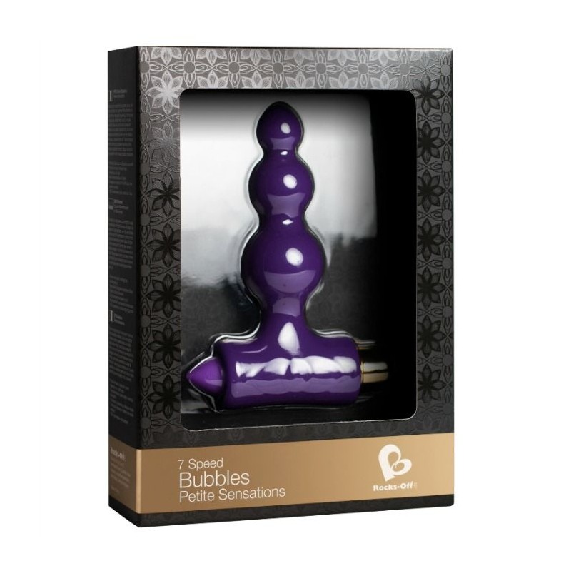 ESTIMULADOR ANAL PETITE BUBBLES - ROCKS OFF - LILA