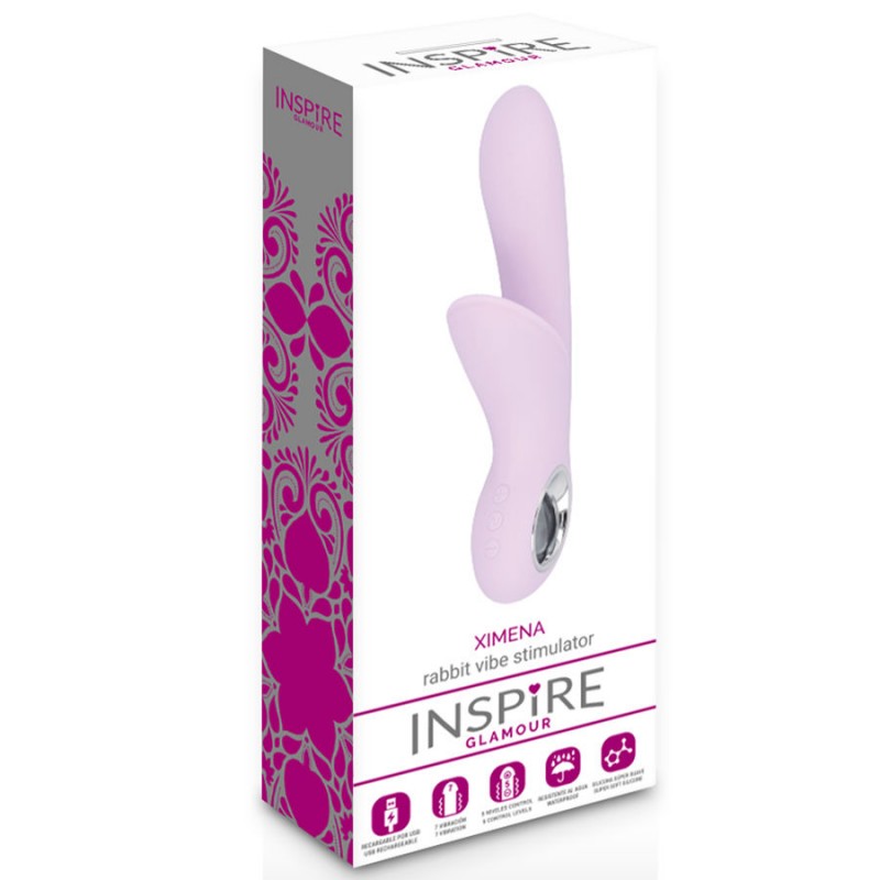 INSPIRE GLAMOUR XIMENA RABBIT MALVA