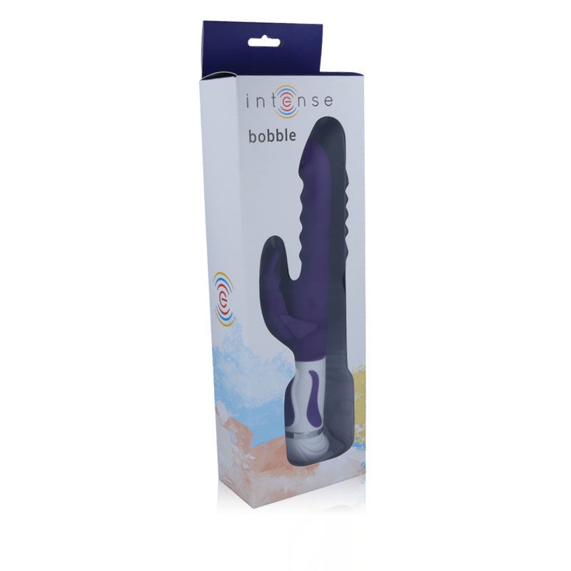 INTENSE BOBBLE VIBRADOR ROTADOR SILICONA LILA