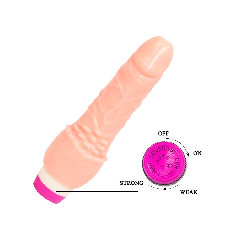 BAILE WAVES OF PLEASURE REALISTIC VIBRATING 19.5CM