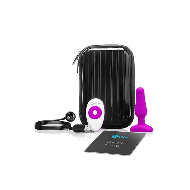 B-VIBE NOVICE CONTROL REMOTO ANAL PLUG FUCHSIA