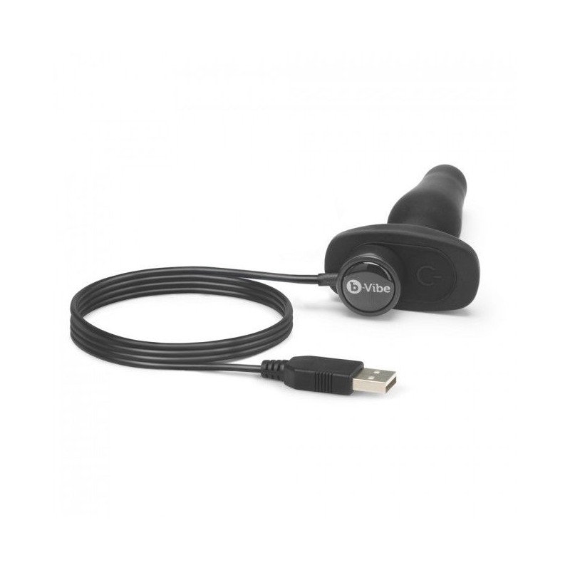 B-VIBE NOVICE CONTROL REMOTO ANAL PLUG NEGRO