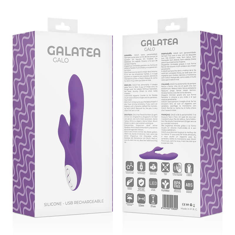 GALATEA GALO VIBRADOR LILA