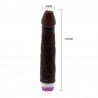 WAVES OF PLEASURE VIBRADOR 23 CM MARRÓN