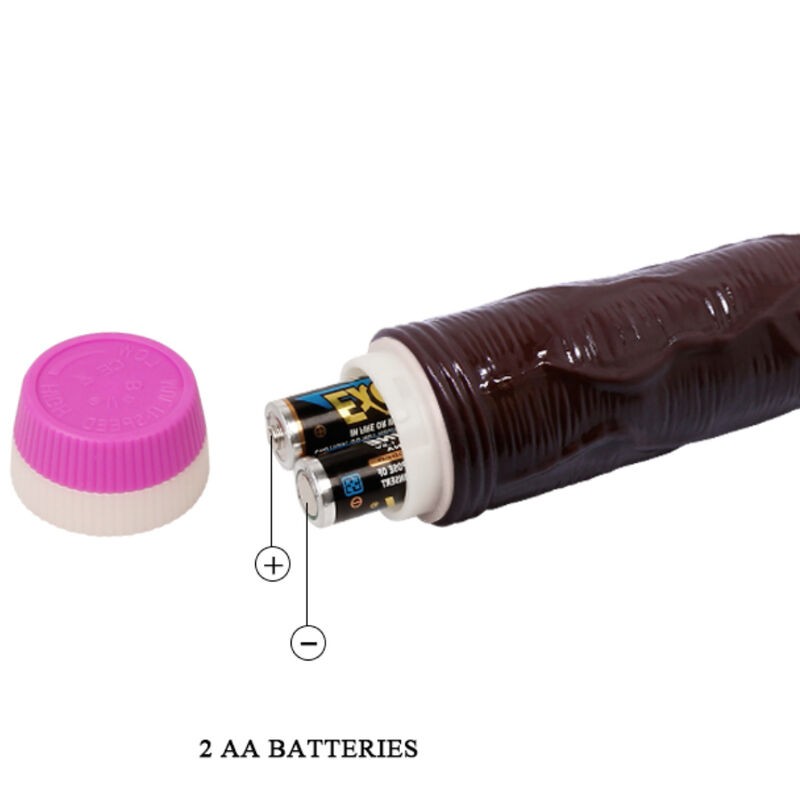 WAVES OF PLEASURE VIBRADOR 23 CM MARRÓN