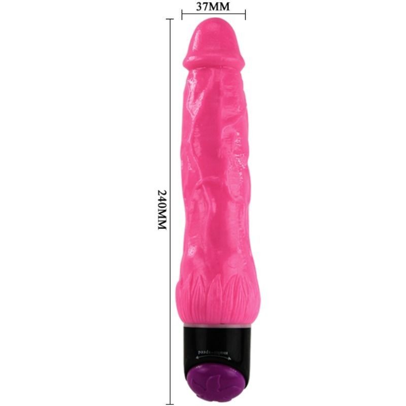 COLORFUL SEX VIBRADOR REALISTICO LILA 24 CM