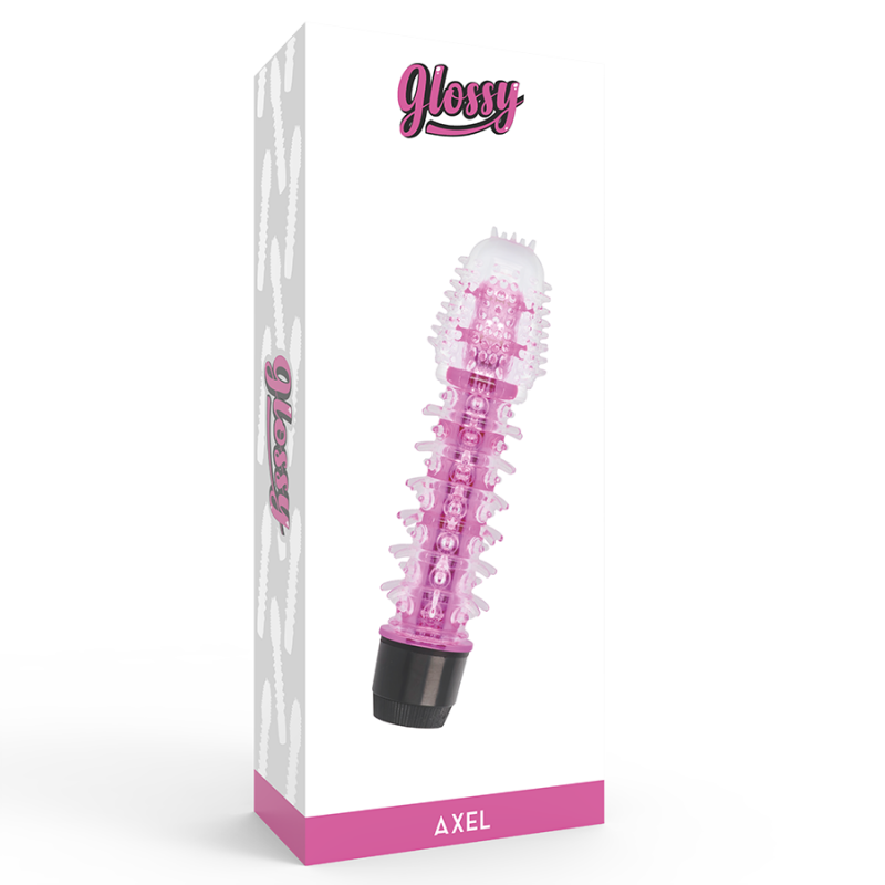 GLOSSY AXEL VIBRADOR ROSA