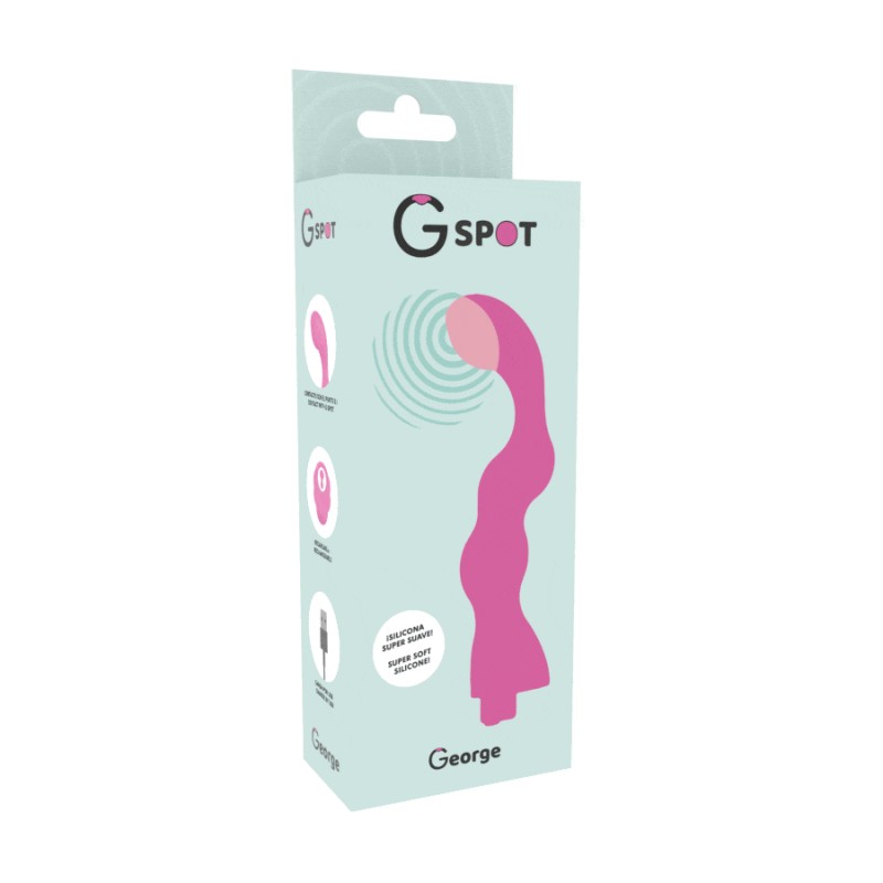 G-SPOT GEORGE VIBRADOR PUNTO G ROSA CHICLE