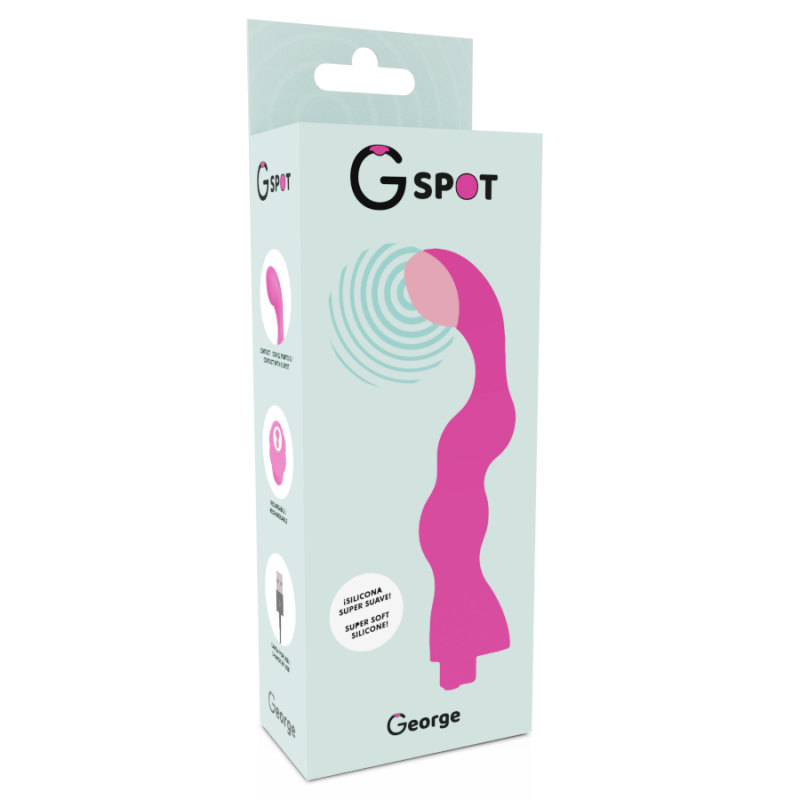 G-SPOT GEORGE VIBRADOR PUNTO G ROSA CHICLE