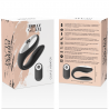 BRILLY GLAM WE LOVE VIBRADOR PARA PAREJAS CONTROL REMOTO NEGRO