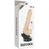 BASECOCK REALISTIC VIBRADOR CONTROL REMOTO NATURAL 19.5CM