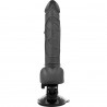 BASECOCK REALISTIC VIBRADOR CONTROL REMOTO NEGRO 19.5CM