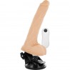 BASECOCK REALISTIC VIBRADOR CONTROL REMOTO NEGRO 19 CM