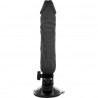 BASECOCK REALISTIC VIBRADOR CONTROL REMOTO NEGRO 20CM