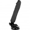 BASECOCK REALISTIC VIBRADOR CONTROL REMOTO NEGRO 20CM