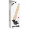 BASECOCK REALISTIC VIBRADOR CONTROL REMOTO NATURAL 19.5 CM