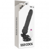 BASECOCK REALISTIC VIBRADOR CONTROL REMOTO NEGRO 19.5 CM