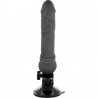 BASECOCK REALISTIC VIBRADOR CONTROL REMOTO NEGRO 19.5CM