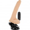 BASECOCK REALISTIC VIBRADOR CONTROL REMOTO NATURAL 20CM