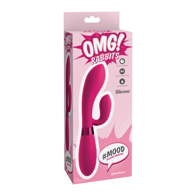 OMG MOOD SILICONE VIBRADOR ROSA