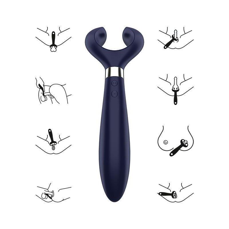 SATISFYER ENDLESS FUN MULTI VIBRADOR 3 AZUL