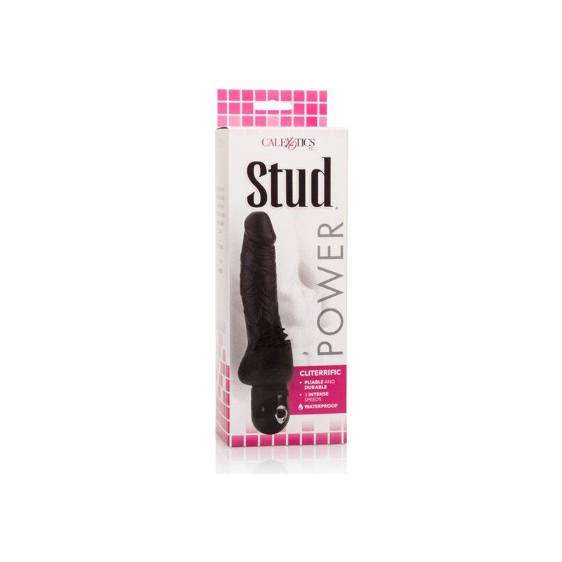 CALEX POWER STUD CLITERRIFIC VIBRADOR NEGRO