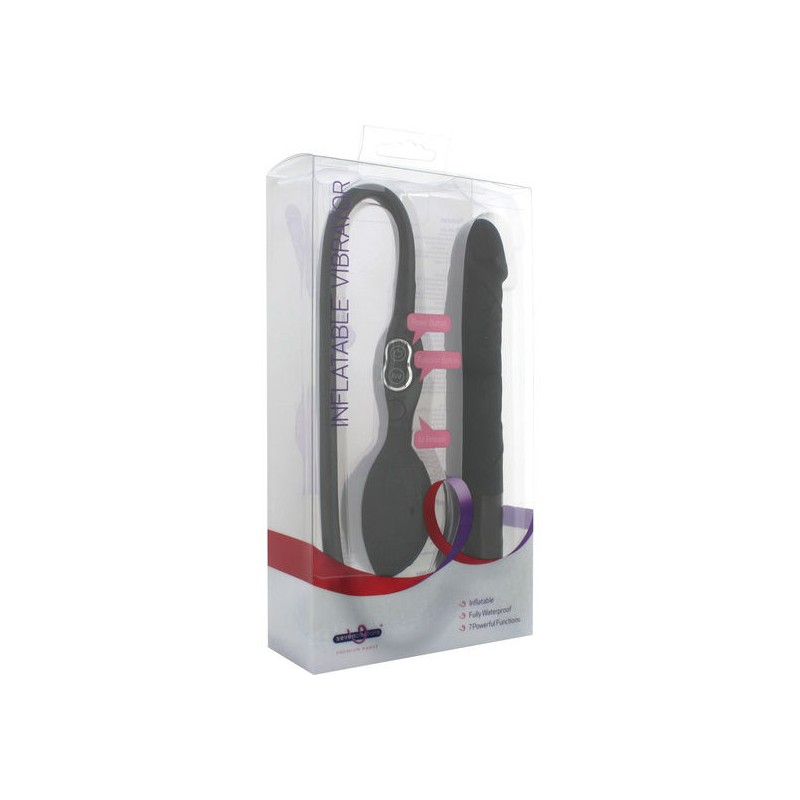 SEVENCREATIONS VIBRADOR HINCHABLE NEGRO