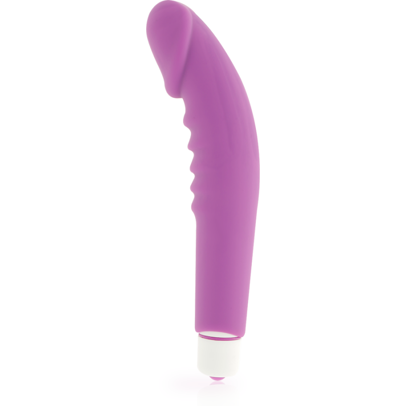 DOLCE VITA  REALISTIC  PLEASURE VIBRADOR SILICONA LILA